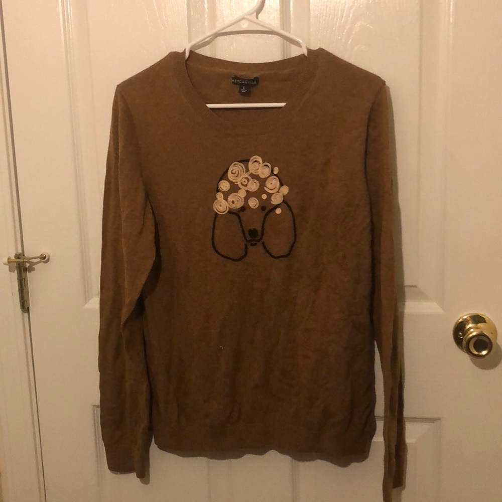J Crew poodle sweater